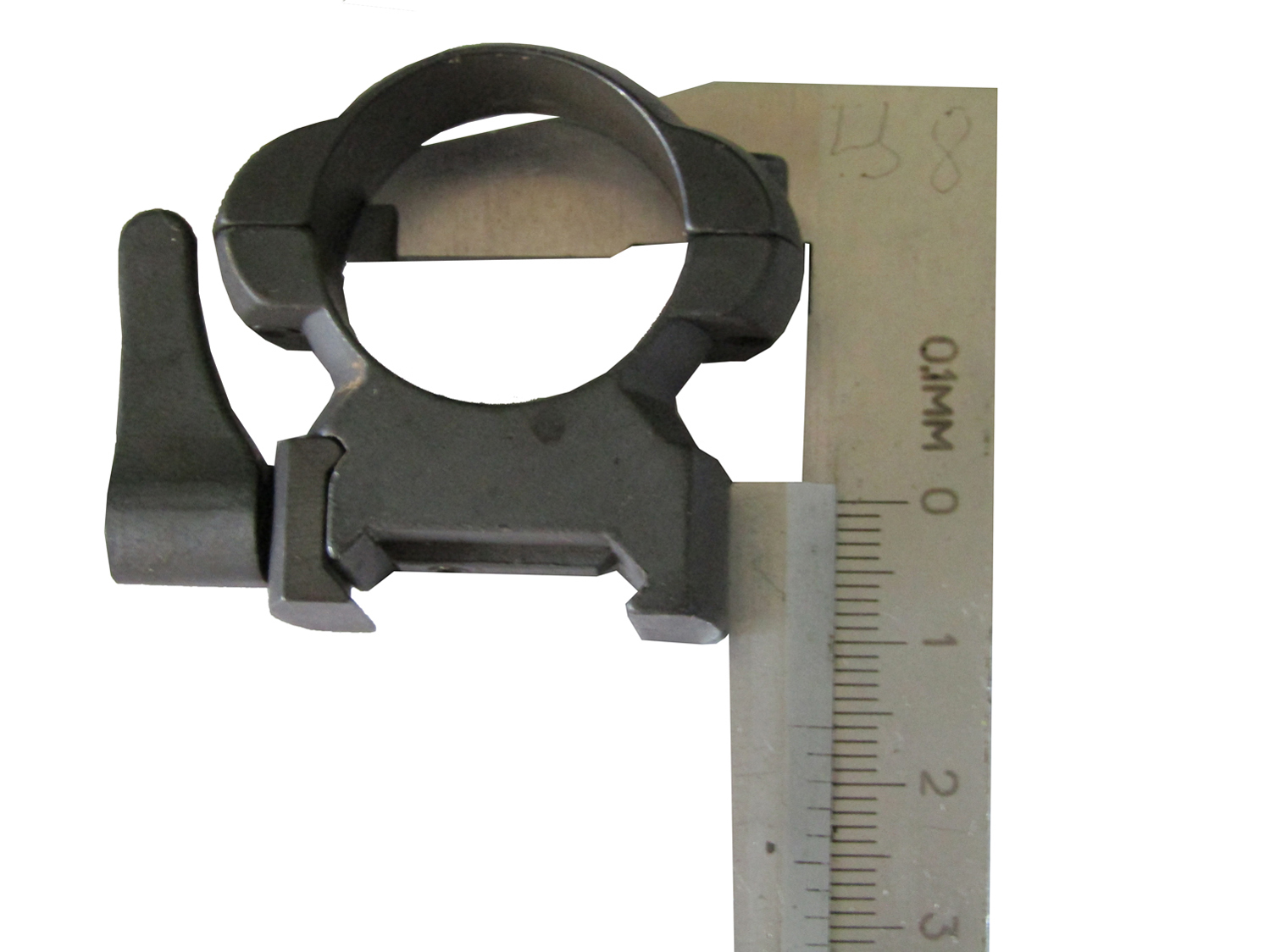 Steel riflescope rings